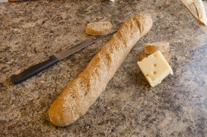 Wheat Germ & Flax Baguettes