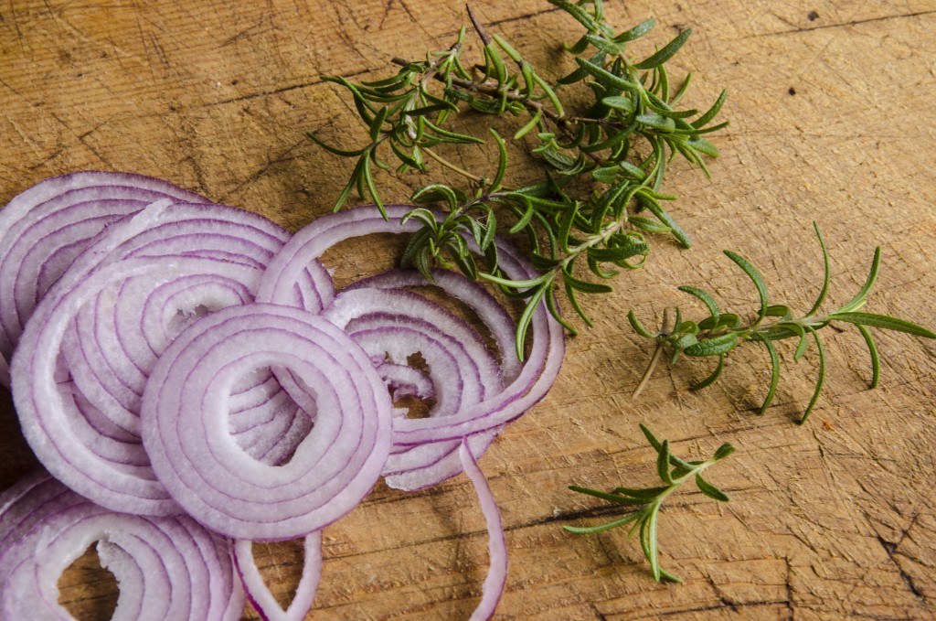 Use fresh rosemary and red onion to make this delicious bread.
