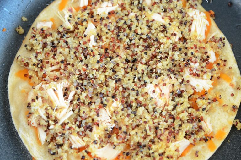 Quinoa Quesadilla Slice of Taste
